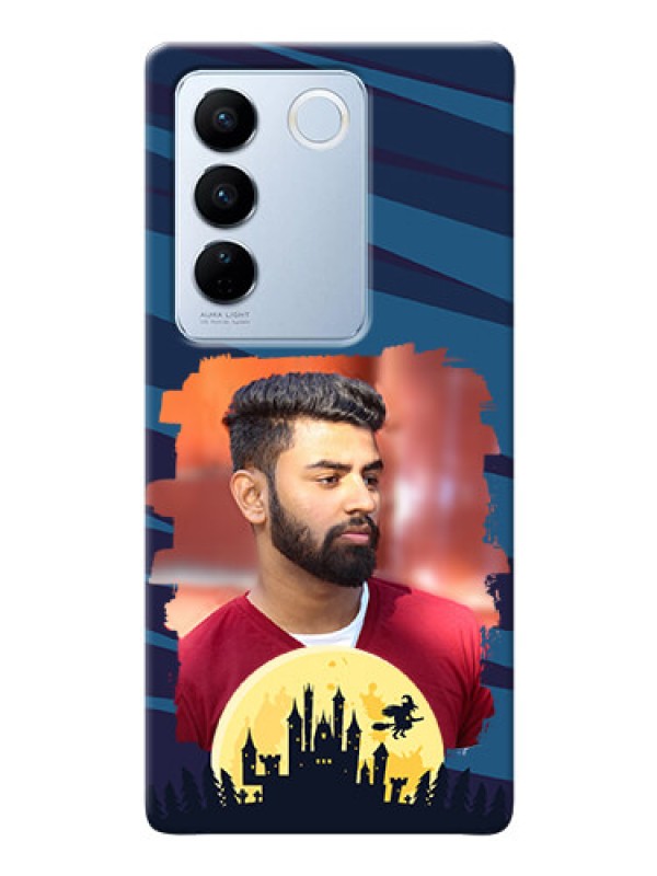 Custom Vivo V27 Pro 5G Back Covers: Halloween Witch Design 