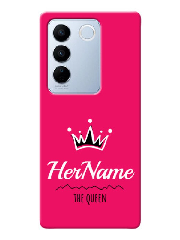 Custom Vivo V27 Pro 5G Queen Phone Case with Name