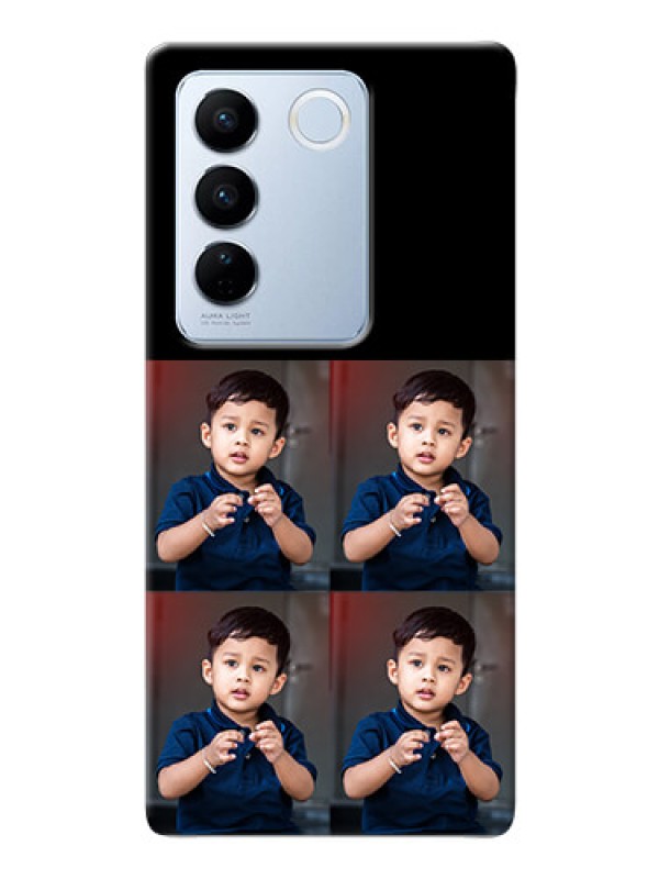 Custom Vivo V27 Pro 5G 4 Image Holder on Mobile Cover