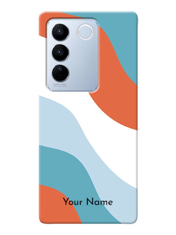 Custom Vivo V27 Pro 5G Mobile Back Covers: coloured Waves Design