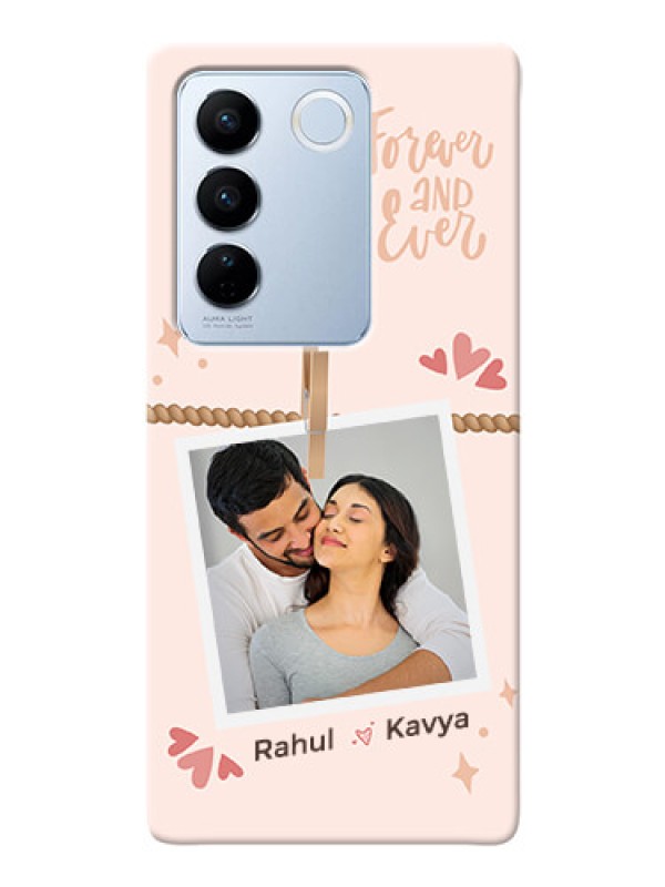 Custom Vivo V27 Pro 5G Phone Back Covers: Forever and ever love Design