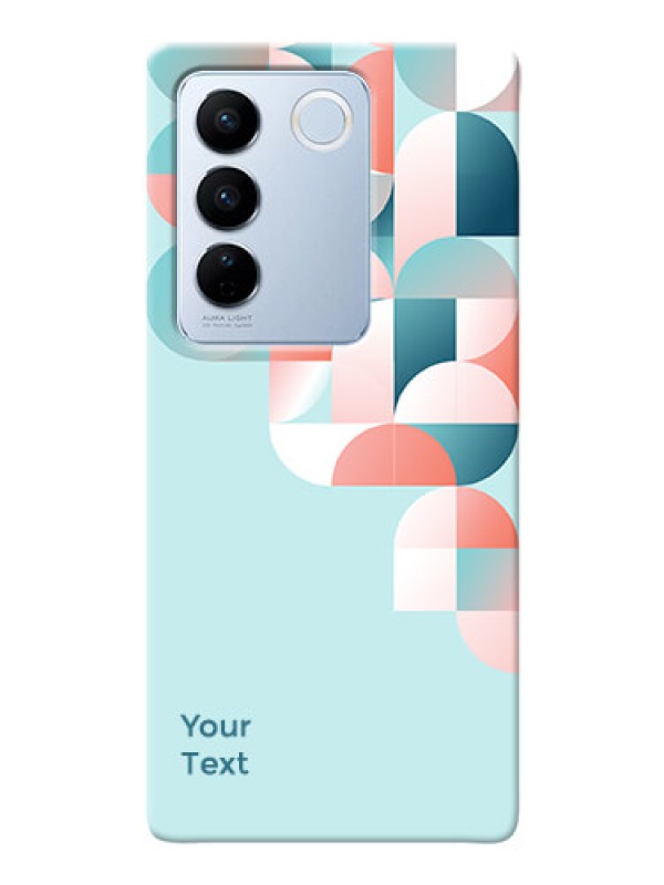 Custom Vivo V27 Pro 5G Back Covers: Stylish Semi-circle Pattern Design