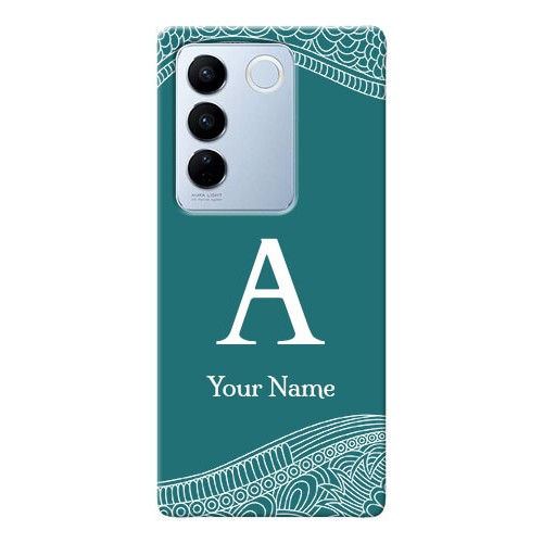 Buy Vivo V27 Pro 5G Mobile Back Covers line art pattern with custom