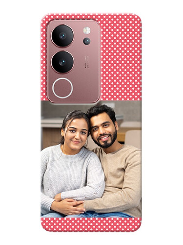 Custom Vivo V29 5G Custom Mobile Case with White Dotted Design