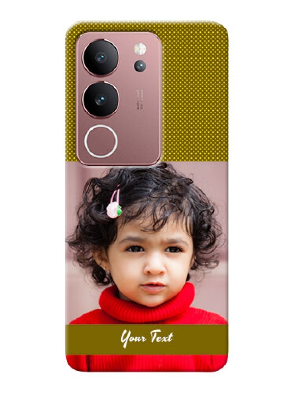 Custom Vivo V29 5G custom mobile back covers: Simple Green Color Design