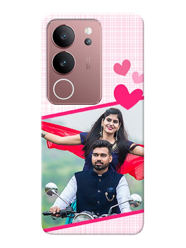 Custom Vivo V29 5G Personalised Phone Cases: Love Shape Heart Design