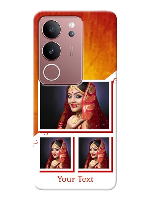 Custom Vivo V29 5G Personalised Phone Cases: Wedding Memories Design