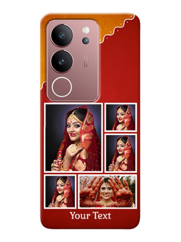 Custom Vivo V29 5G customized phone cases: Wedding Pic Upload Design