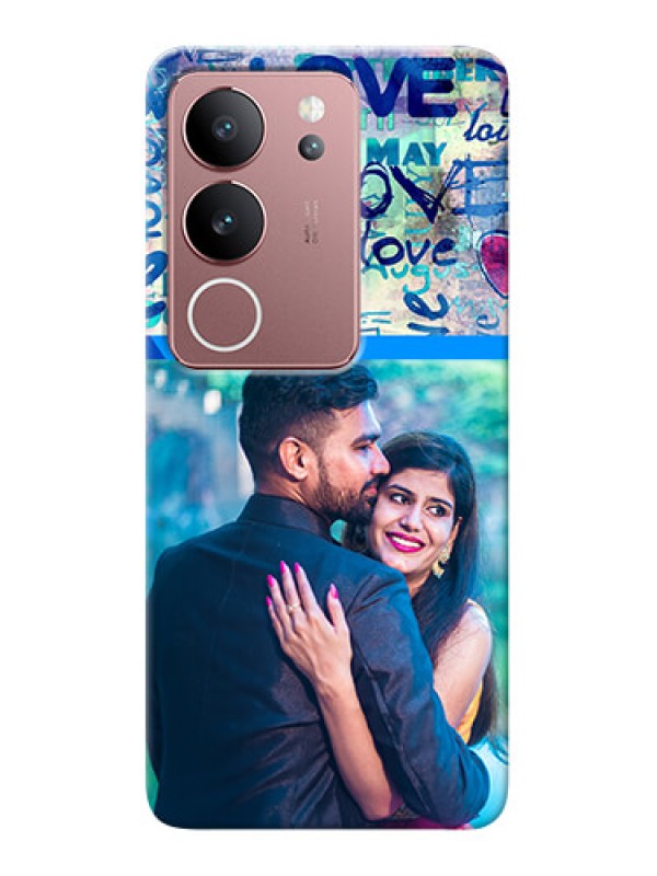 Custom Vivo V29 5G Mobile Covers Online: Colorful Love Design