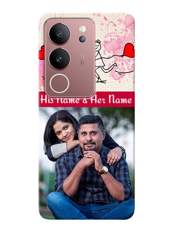 Custom Vivo V29 5G phone back covers: You and Me Case Design