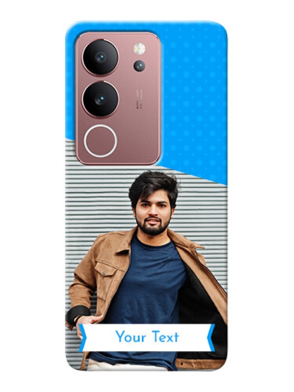 Custom Vivo V29 5G Personalized Mobile Covers: Simple Blue Color Dotted Design