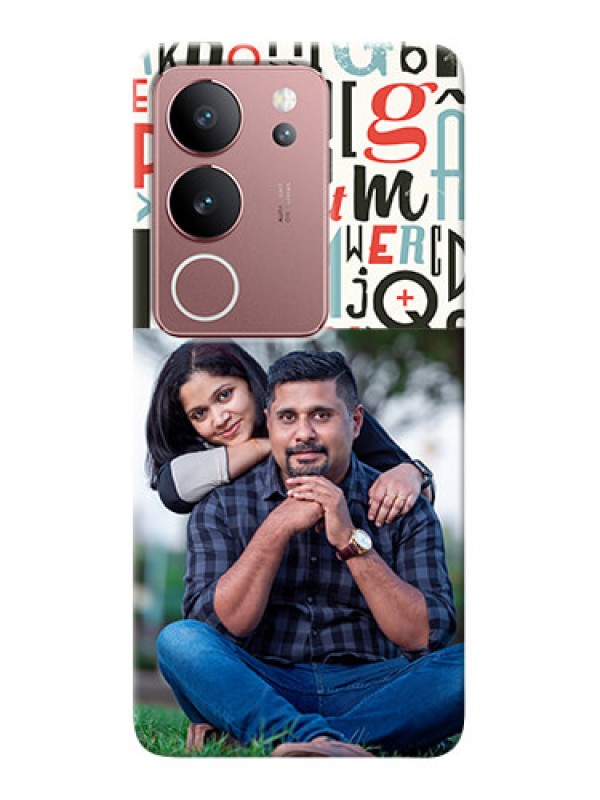 Custom Vivo V29 5G custom mobile phone covers: Alphabet Design