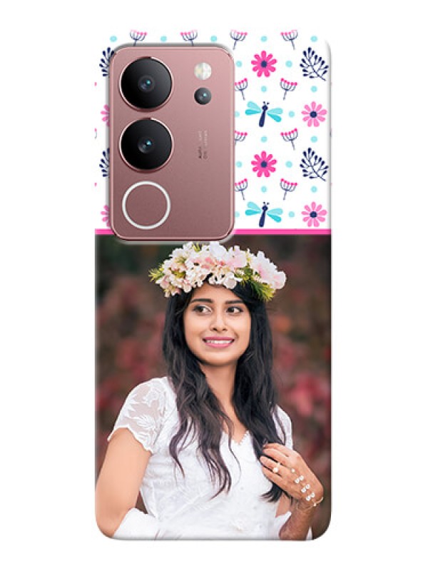 Custom Vivo V29 5G Mobile Covers: Colorful Flower Design