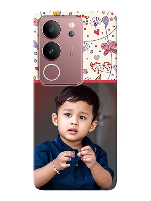Custom Vivo V29 5G phone back covers: Premium Floral Design