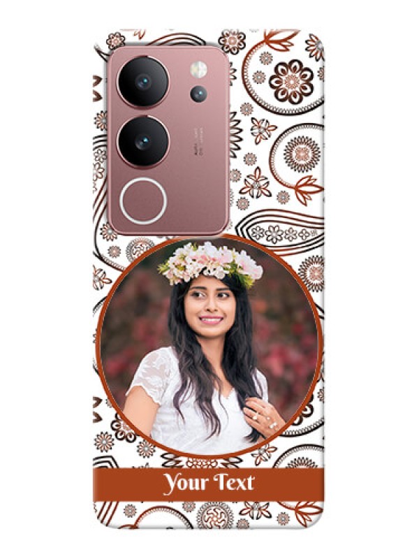 Custom Vivo V29 5G phone cases online: Abstract Floral Design