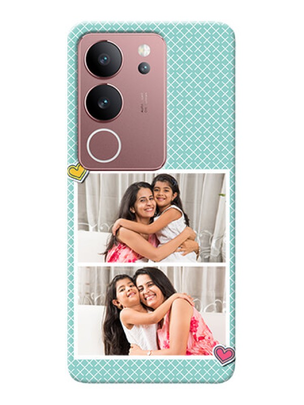 Custom Vivo V29 5G Custom Phone Cases: 2 Image Holder with Pattern Design