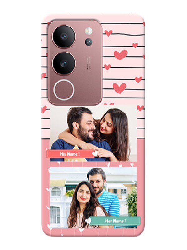 Custom Vivo V29 5G custom mobile covers: Photo with Heart Design