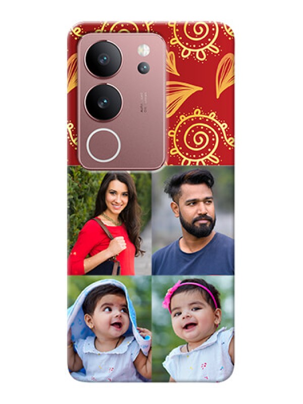 Custom Vivo V29 5G Mobile Phone Cases: 4 Image Traditional Design