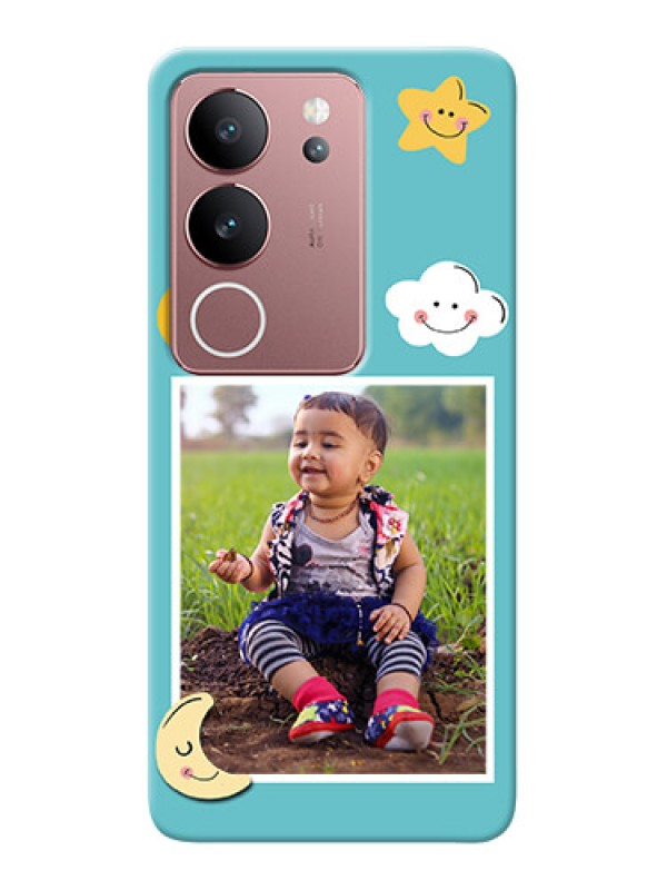 Custom Vivo V29 5G Personalised Phone Cases: Smiley Kids Stars Design