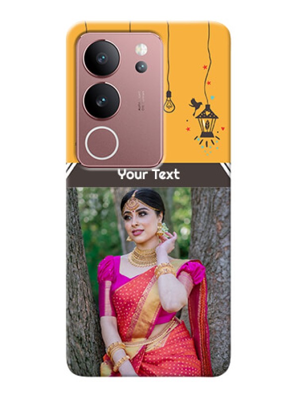 Custom Vivo V29 5G custom back covers with Family Picture and Icons