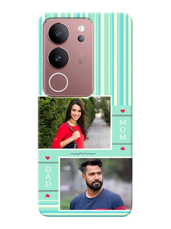 Custom Vivo V29 5G custom mobile phone covers: Mom & Dad Pic Design