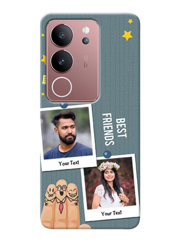 Custom Vivo V29 5G Mobile Cases: Sticky Frames and Friendship Design
