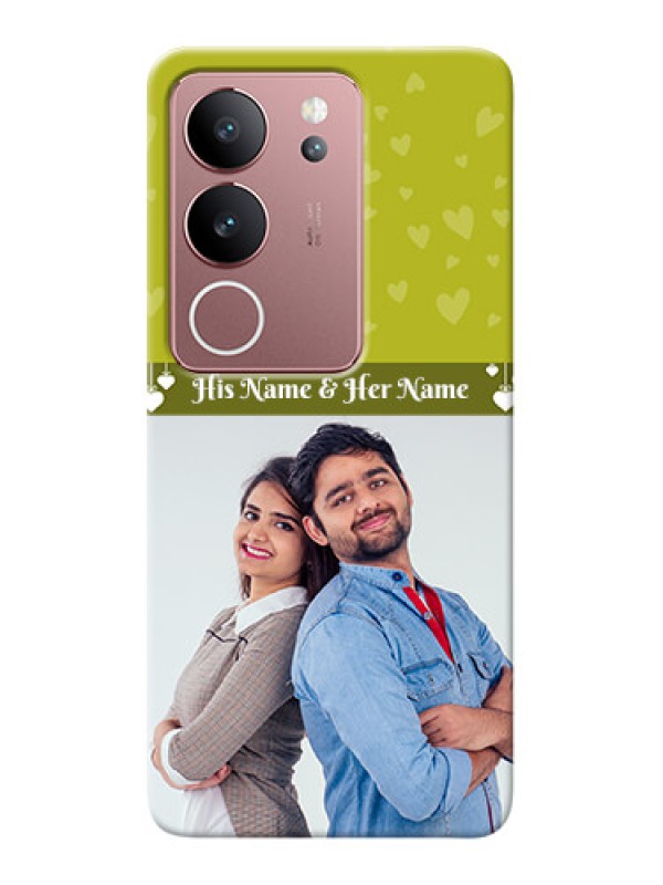 Custom Vivo V29 5G custom mobile covers: You & Me Heart Design