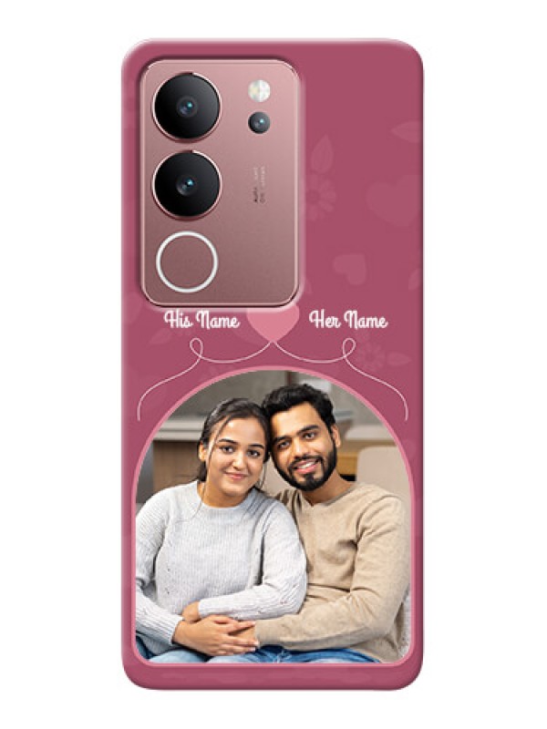 Custom Vivo V29 5G mobile phone covers: Love Floral Design