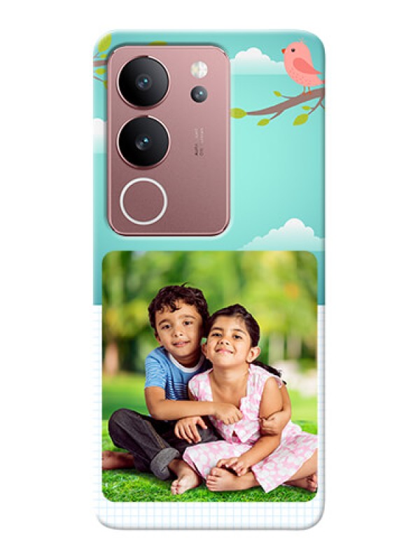 Custom Vivo V29 5G phone cases online: Doodle love Design