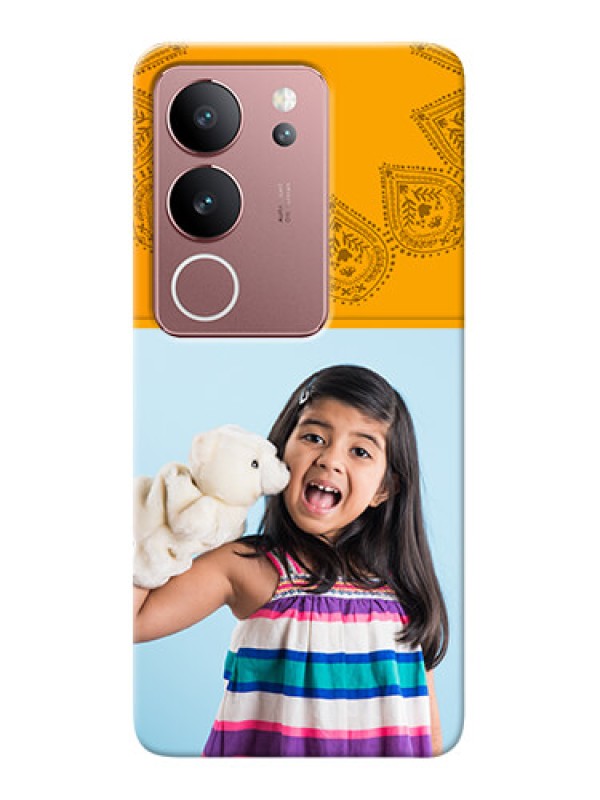 Custom Vivo V29 5G custom mobile back covers: Photo Wedding Design