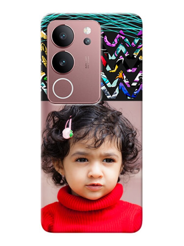 Custom Vivo V29 5G personalized phone covers: Neon Abstract Design