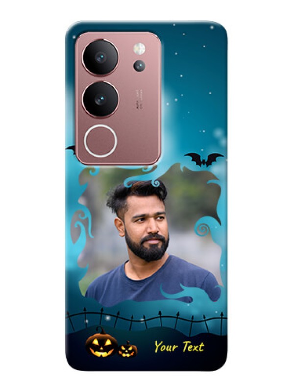 Custom Vivo V29 5G Personalised Phone Cases: Halloween frame design