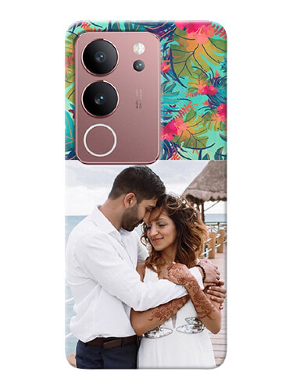 Custom Vivo V29 5G Personalized Phone Cases: Watercolor Floral Design