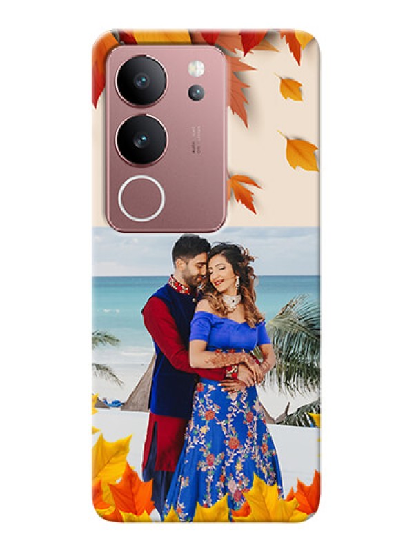Custom Vivo V29 5G Mobile Phone Cases: Autumn Maple Leaves Design