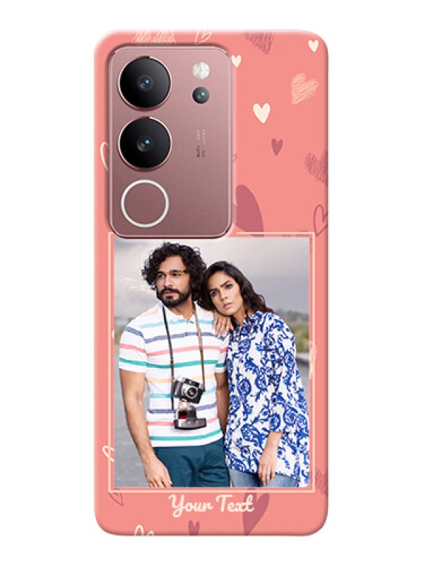 Custom Vivo V29 5G custom mobile phone cases: love doodle art Design