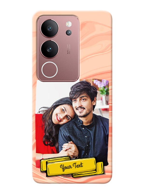 Custom Vivo V29 5G Customized Phone Cases: Marble Texture Design