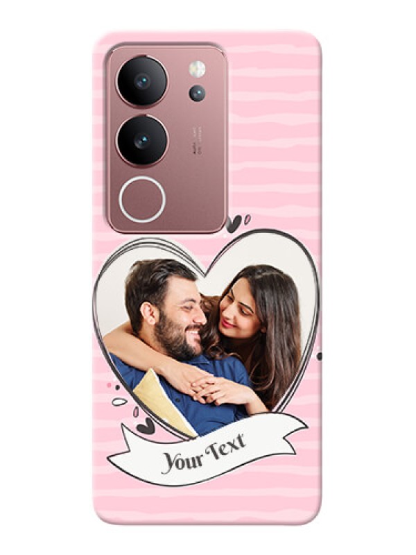 Custom Vivo V29 5G custom mobile phone covers: Vintage Heart Design