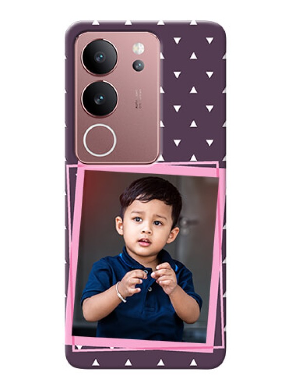 Custom Vivo V29 5G Phone Cases: Triangle Pattern Dotted Design