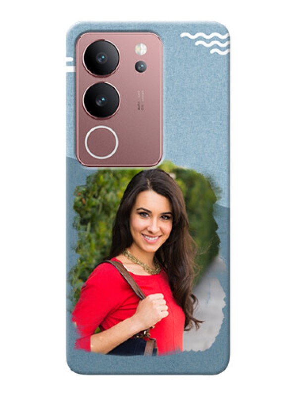 Custom Vivo V29 5G custom mobile phone covers: Grunge Line Art Design