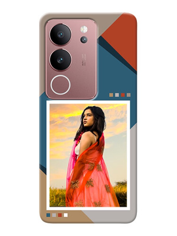 Custom Vivo V29 5G Personalized Phone Case with Retro color pallet Design