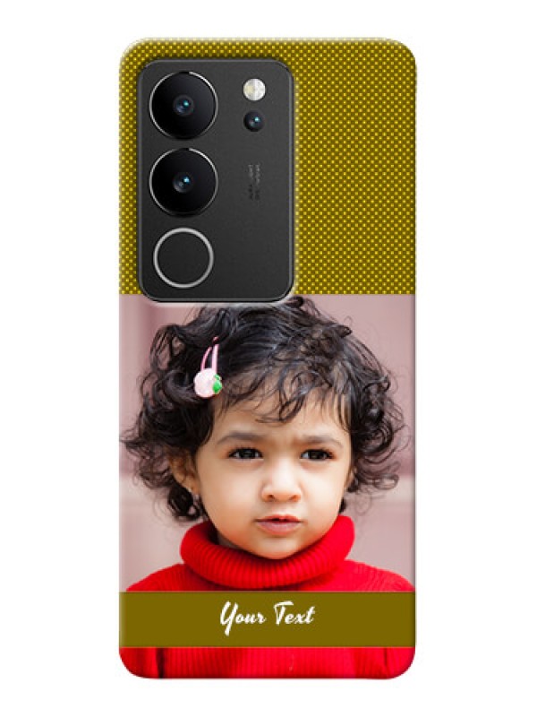 Custom Vivo V29 Pro 5G custom mobile back covers: Simple Green Color Design