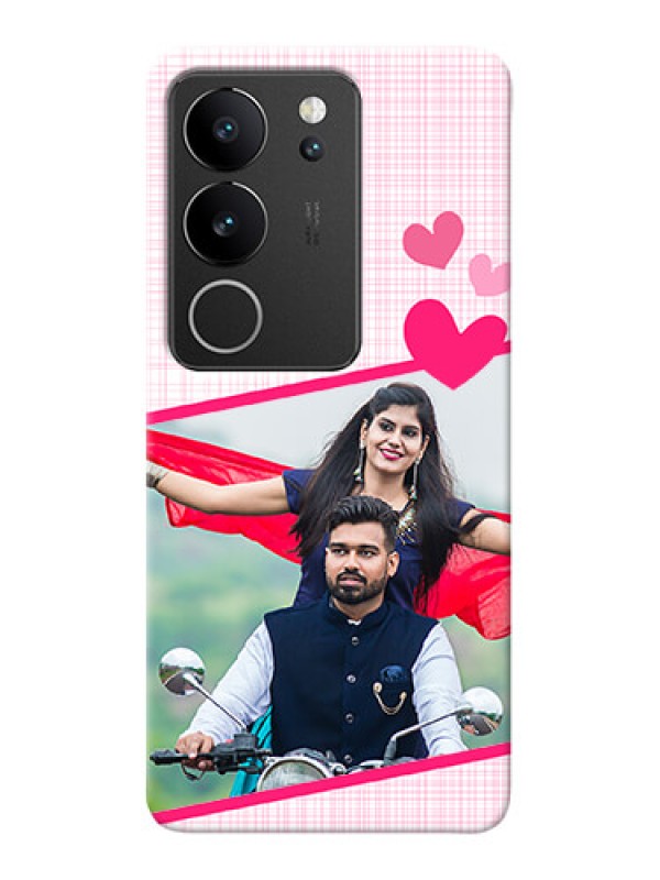 Custom Vivo V29 Pro 5G Personalised Phone Cases: Love Shape Heart Design