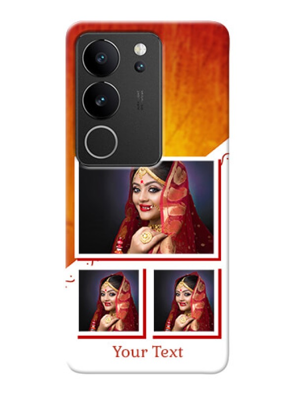 Custom Vivo V29 Pro 5G Personalised Phone Cases: Wedding Memories Design