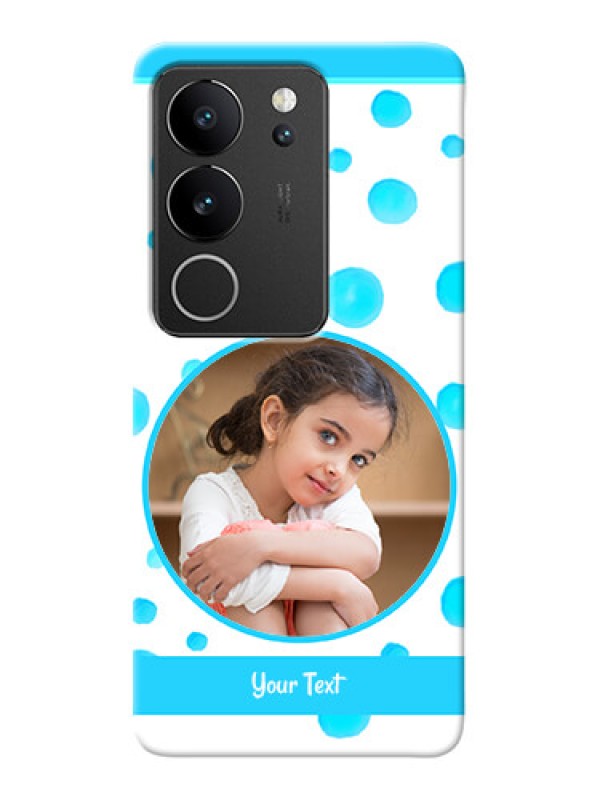 Custom Vivo V29 Pro 5G Custom Phone Covers: Blue Bubbles Pattern Design