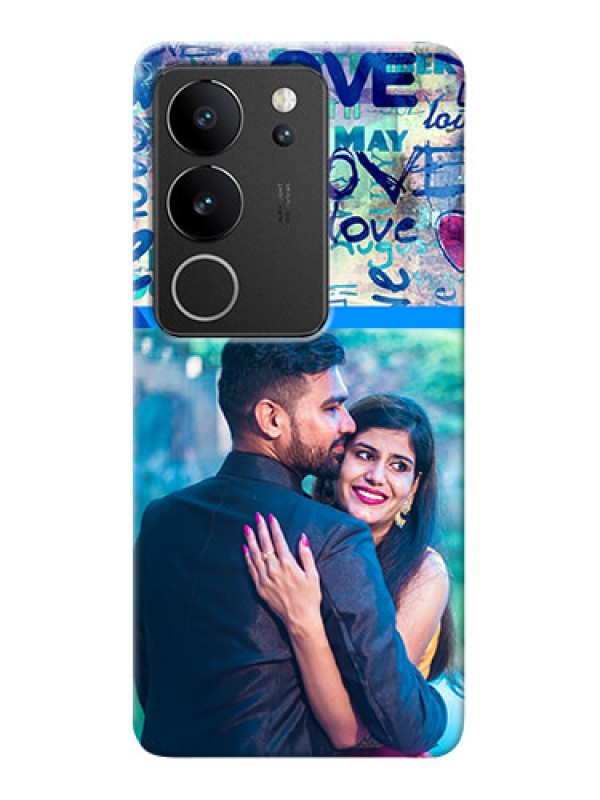 Custom Vivo V29 Pro 5G Mobile Covers Online: Colorful Love Design