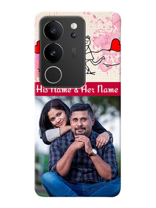 Custom Vivo V29 Pro 5G phone back covers: You and Me Case Design