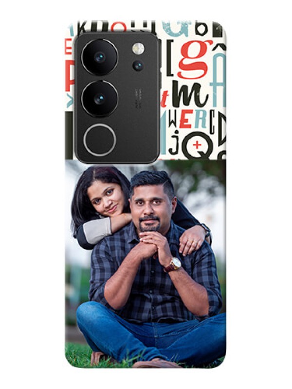 Custom Vivo V29 Pro 5G custom mobile phone covers: Alphabet Design