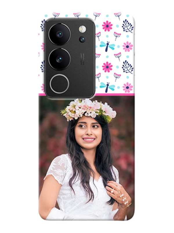 Custom Vivo V29 Pro 5G Mobile Covers: Colorful Flower Design
