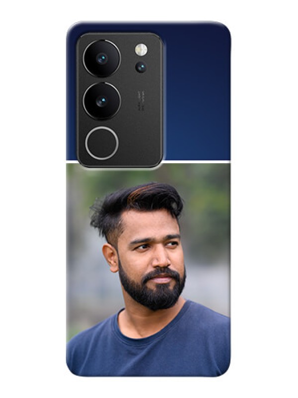 Custom Vivo V29 Pro 5G Mobile Cases: Simple Royal Blue Design