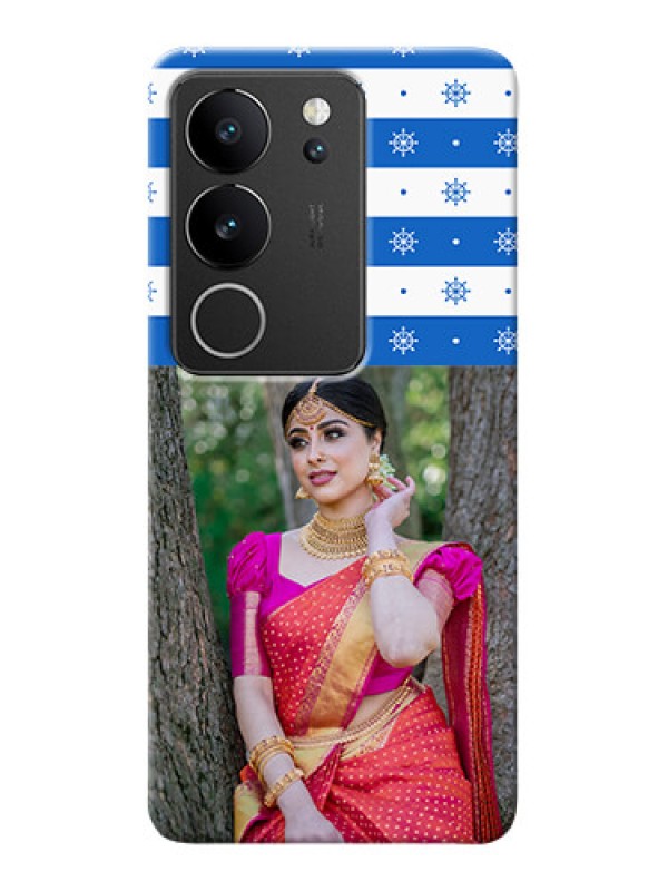 Custom Vivo V29 Pro 5G custom mobile covers: Snow Pattern Design